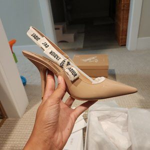 Dior J'Adior Slingback Pump Nude Size 41